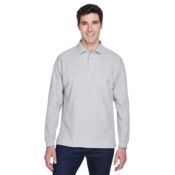 Pima Piqué Long Sleeve Polo Thumbnail