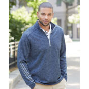 Brushed Terry Heathered Quarter-Zip Pullover Thumbnail