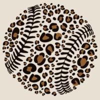 Leopard baseball - DryBlend 50/50 T-Shirt Design